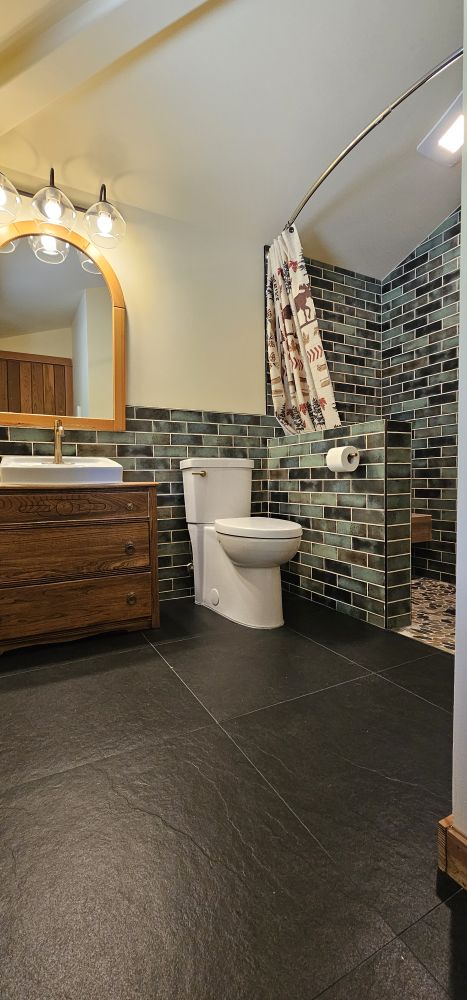 Sky & Tasha — custom walk-in shower