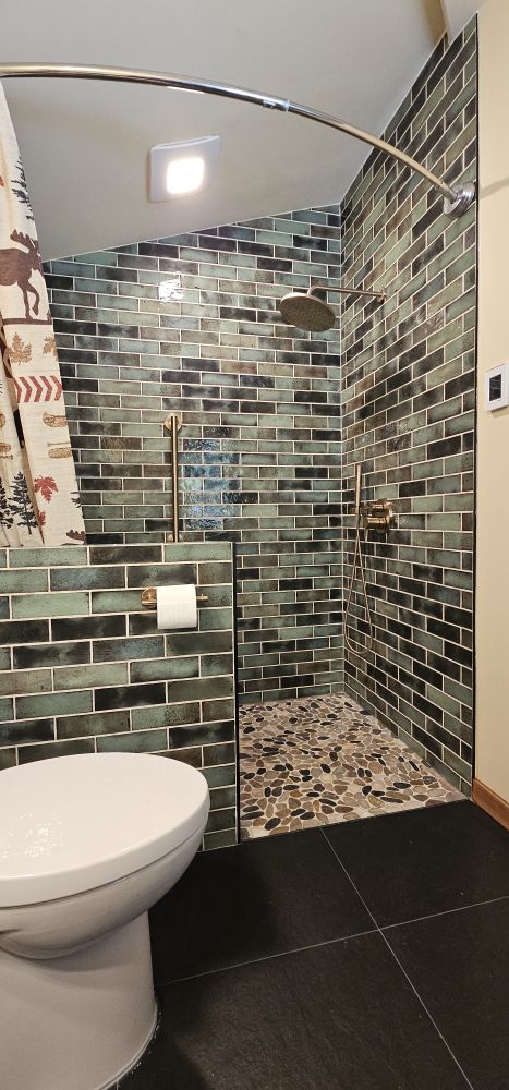 Sky & Tasha — vessel sink and vanity installation